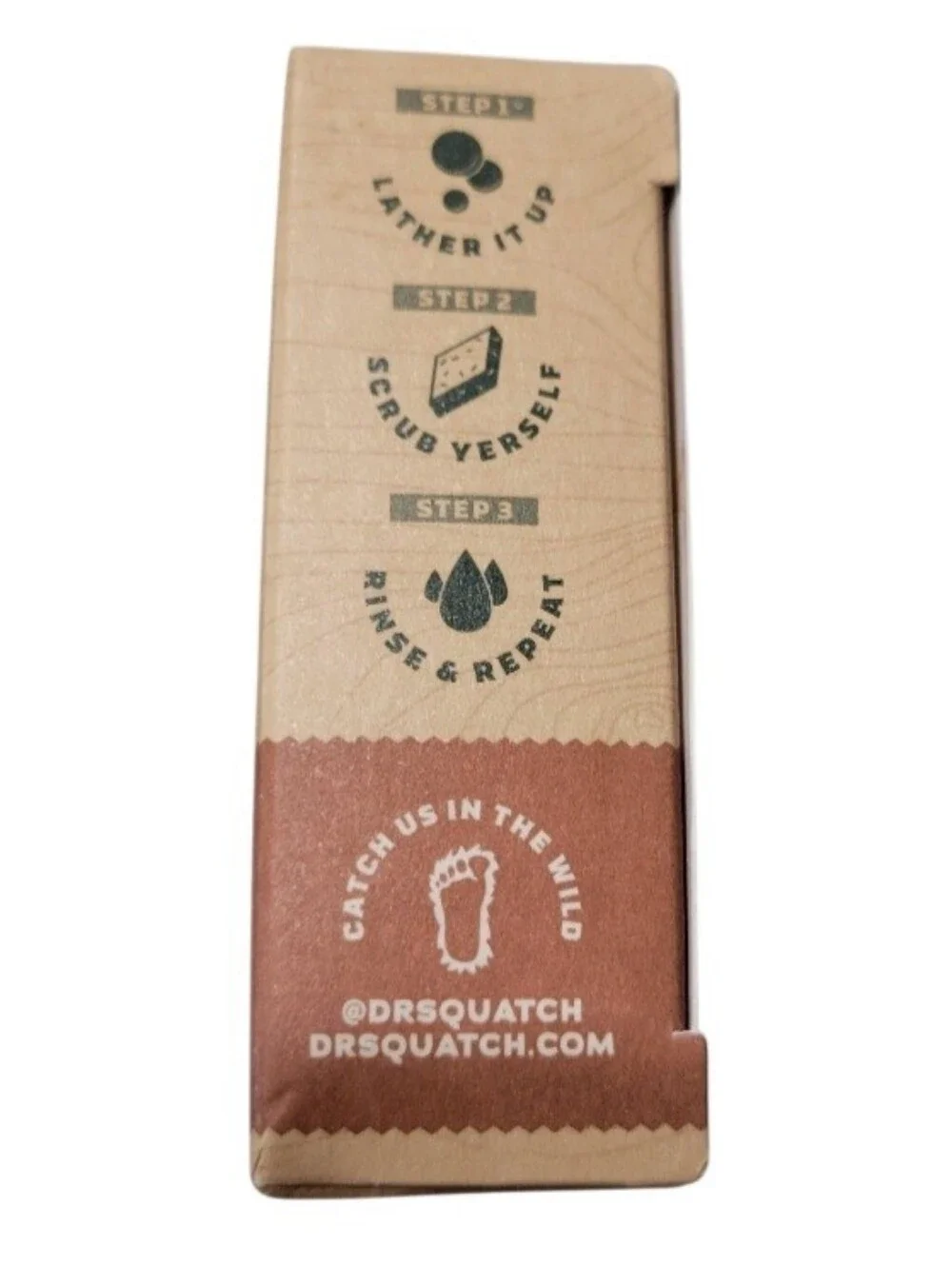 Lot Of 5 ​NEW Dr. Squatch Wood Barrel Bourbon Natural Soap Bar 5 oz Medium Grit